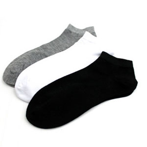 男士船袜子批发 隐形袜 短袜低邦  纯色男袜 灰黑白色